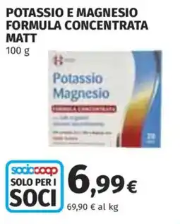Coop Superstore Potassio e magnesio formula concentrata MATT offerta
