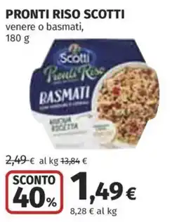 Coop Superstore Pronti riso SCOTTI offerta