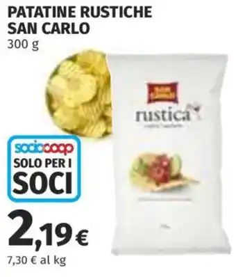 Coop Superstore Patatine rustiche SAN CARLO offerta