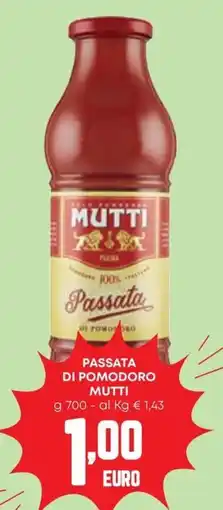 Panorama Passata di pomodoro MUTTI offerta
