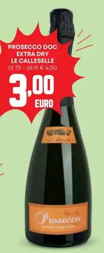 Panorama Prosecco doc extra dry LE CALLESELLE offerta