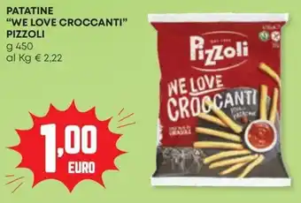 Panorama Patatine "we love croccanti" PIZZOLI offerta