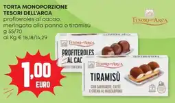 Panorama Torta monoporzione TESORI DELL'ARCA offerta