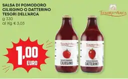 Panorama Salsa di pomodoro ciliegino o datterino TESORI DELL'ARCA offerta