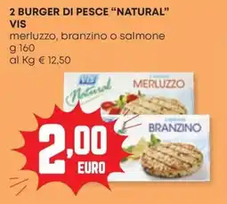 Panorama 2 burger di pesce "natural" VIS offerta