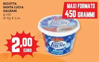Panorama Ricotta santa lucia GALBANI offerta