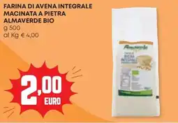 Panorama Farina di avena integrale macinata a pietra ALMAVERDE BIO offerta