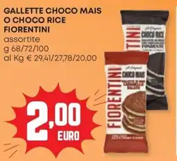 Panorama Gallette choco mais o choco rice FIORENTINI offerta
