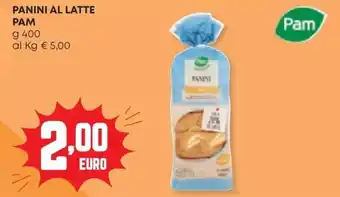 Panorama Panini al latte PAM offerta