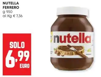 Panorama Nutella ferrero offerta