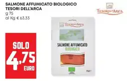 Panorama Salmone affumicato biologico TESORI DELL'ARCA offerta