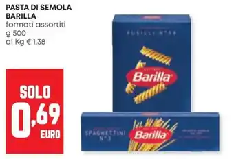Panorama Pasta di semola BARILLA offerta