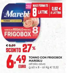 Panorama Tonno con frigobox MAREBLU offerta