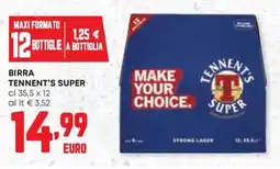 Panorama Birra TENNENT'S SUPER offerta