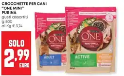Panorama Crocchette per cani "one mini" PURINA offerta