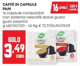 Panorama Caffè in capsule PAM offerta