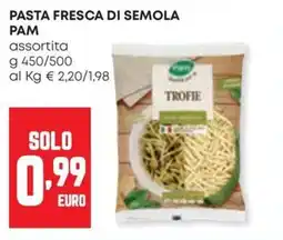 Panorama Pasta fresca di semola PAM offerta