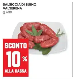 Panorama Salsiccia di suino valserena offerta