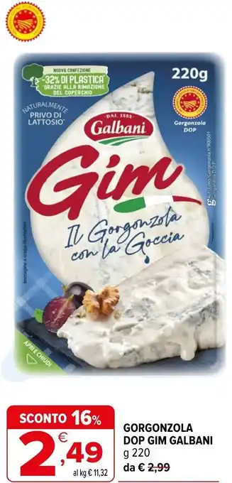 Iperal Gorgonzola dop gim GALBANI offerta