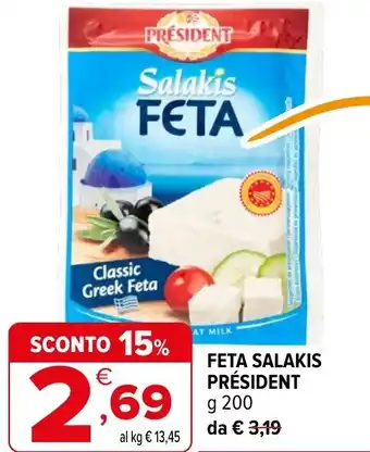 Iperal Feta salakis PRÉSIDENT offerta