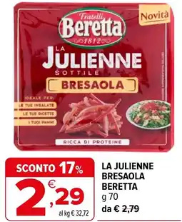 Iperal La julienne bresaola BERETTA offerta