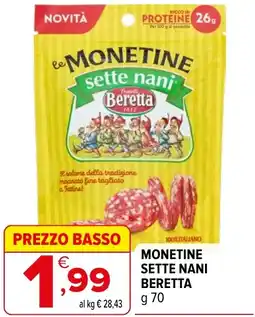 Iperal Monetine sette nani BERETTA offerta