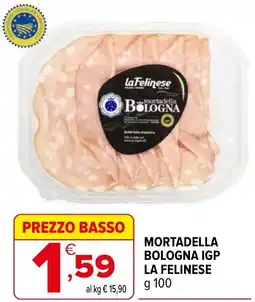 Iperal Mortadella bologna igp LA FELINESE offerta