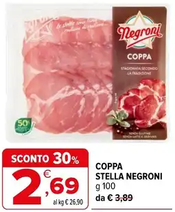 Iperal Coppa stella NEGRONI offerta