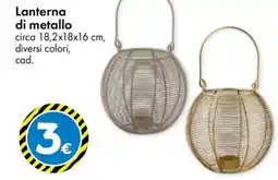 Tedi Lanterna di metallo offerta