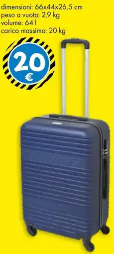 Tedi Valigia rigida blu scuro offerta