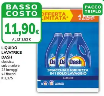 Liquido lavatrice DASH
