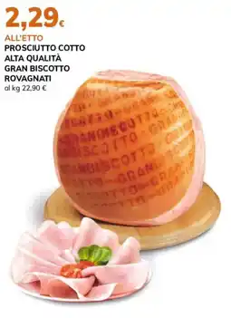 Basko Prosciutto cotto alta qualità gran biscotto ROVAGNATI offerta