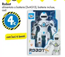 Tedi Robot alimentato a batterie (3xAG13) offerta