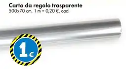 Tedi Carta da regalo trasparente offerta