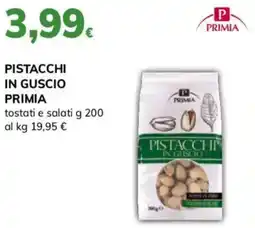 Basko Pistacchi in guscio PRIMIA offerta