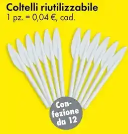 Tedi Coltelli riutilizzabile offerta