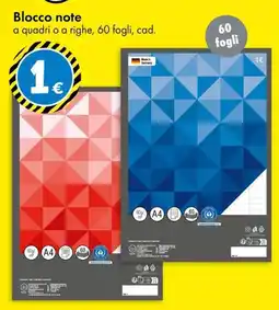 Tedi Blocco note a quadri o a righe offerta