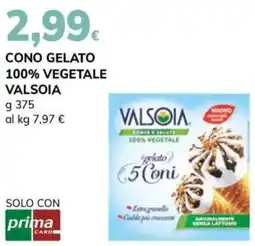 Basko Cono gelato 100% vegetale VALSOIA offerta