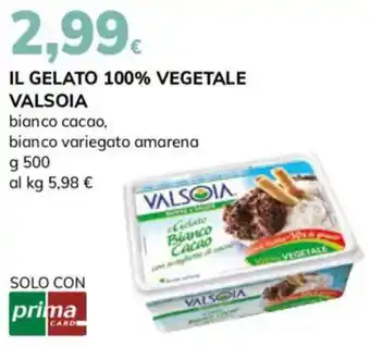Basko Il gelato 100% vegetale VALSOIA offerta