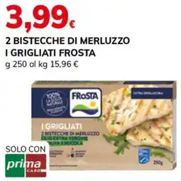 Basko 2 bistecche di merluzzo i grigliati FROSTA offerta