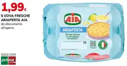 Basko 6 uova fresche ariaperta AIA offerta