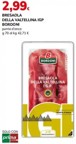 Basko Bresaola della valtellina igp BORDONI offerta