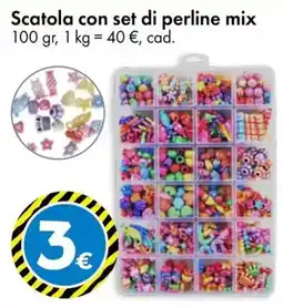Tedi Scatola con set di perline mix offerta