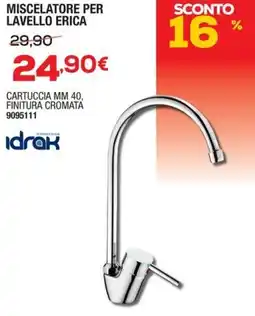 Bricofer Idrak miscelatore per lavello erica offerta