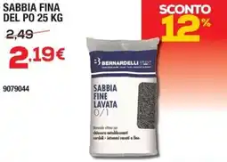 Bricofer Bbernardelli sabbia fina del po offerta