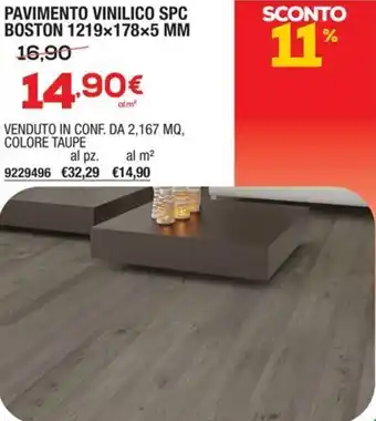 Pavimento vinilico spc boston