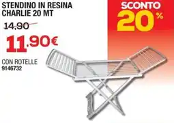 Bricofer Stendino in resina charlie offerta