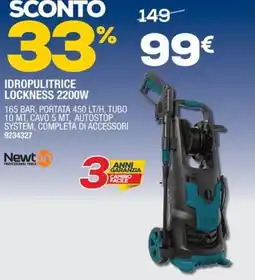 Bricofer Newton idropulitrice lockness 2200W offerta