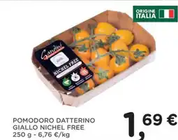 Orvea Pomodoro datterino giallo nichel free offerta