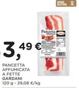 Orvea Pancetta affumicata a fette GARDANI offerta